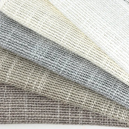 Rough Medium Weight Sheer Blend Linen Fabric by the Yard, 54"Width, CL1127