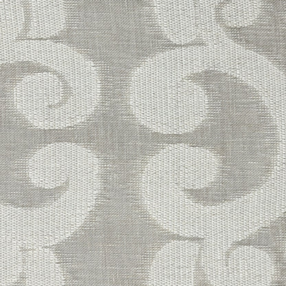Damask Geometric Blend Linen Sheer Flat Roman Shade, CL1130