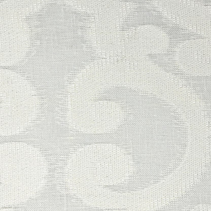 Damask Geometric Blend Linen Sheer Flat Roman Shade, CL1130