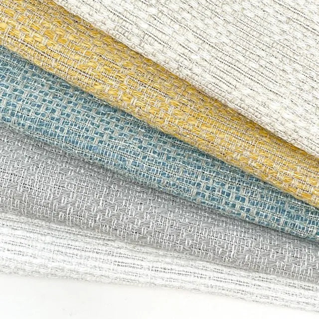 Artisanal Hand-Woven Slub Linen Fabric, Width 57", CL1134