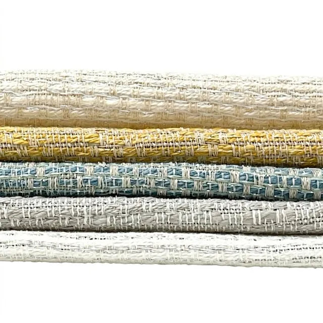 Artisanal Hand-Woven Slub Linen Fabric, Width 57", CL1134