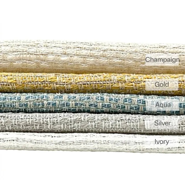 Artisanal Hand-Woven Slub Linen Fabric, Width 57", CL1134