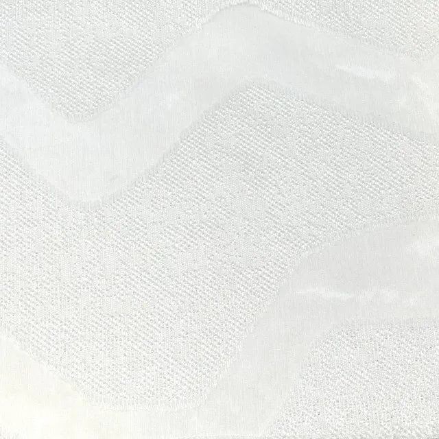 Modern Geometric Wave Faux linen Fabric By The Yard, 118"Width, CL1135