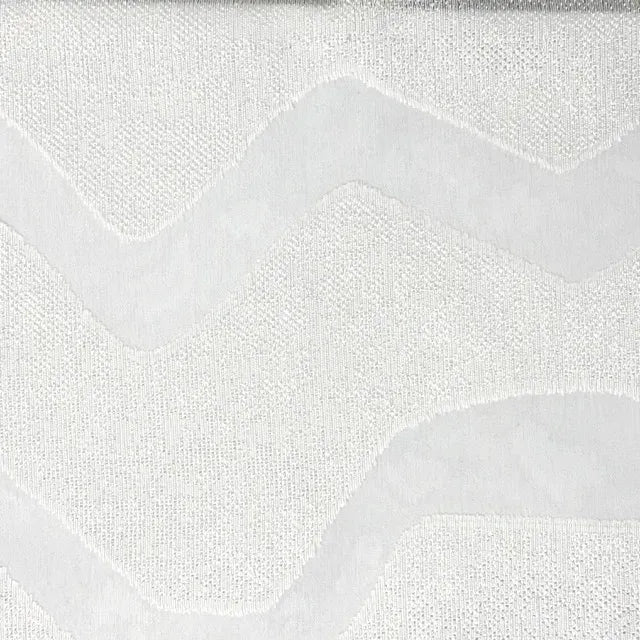 Modern Geometric Wave Faux linen Fabric By The Yard, 118"Width, CL1135