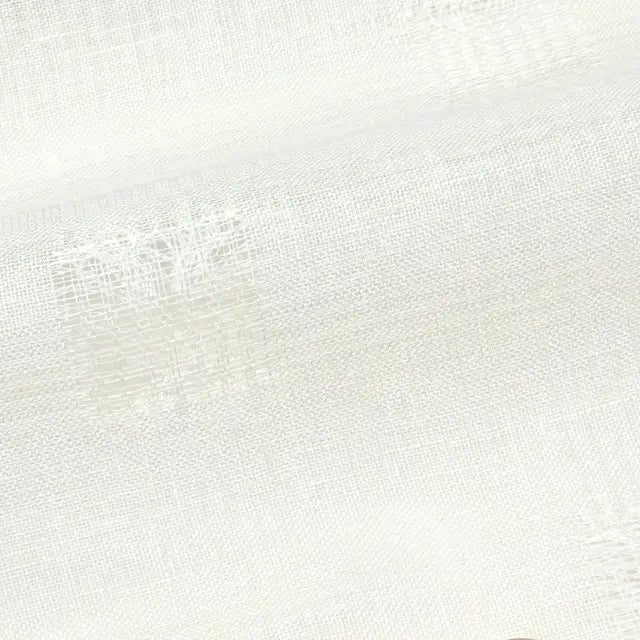 Square Tear-off Modern Geometric Sheer Linen Flat Roman shade, CL1137