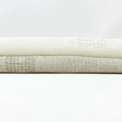 Square Tear-off Modern Geometric Sheer Linen Flat Roman shade, CL1137