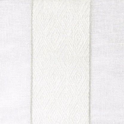 Geo Striped Blend Linen Sheer Fabric By The Yard, 118"Width, CL1138
