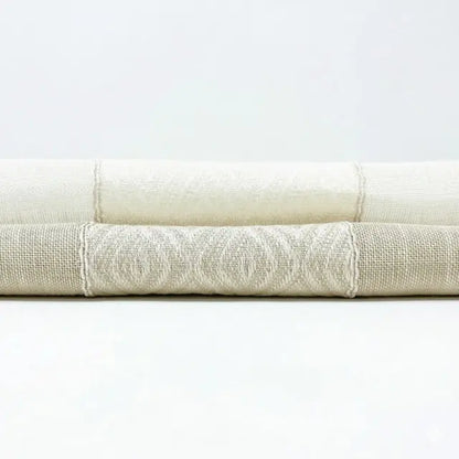 Geo Striped Blend Linen Sheer Fabric By The Yard, 118"Width, CL1138