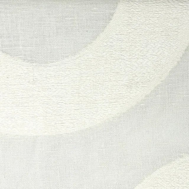 Circle Embroidery Geometric Linen Fabric by the Yard | 54"Width | CL1139