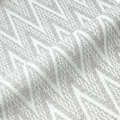 Textured Geometric Chevron Woven Blend Linen Fabric By The Yard, 57"Width, CL1140