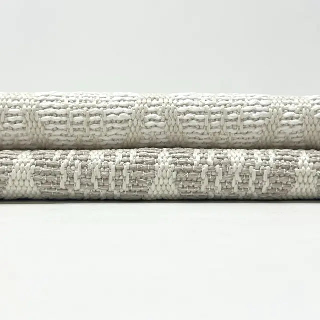 Textured Geometric Chevron Woven Blend Linen Fabric By The Yard, 57"Width, CL1140