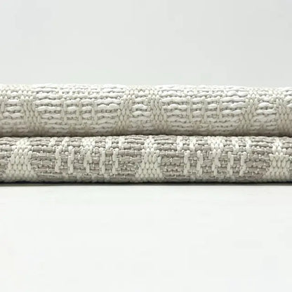 Textured Geometric Chevron Woven Blend Linen Fabric By The Yard, 57"Width, CL1140
