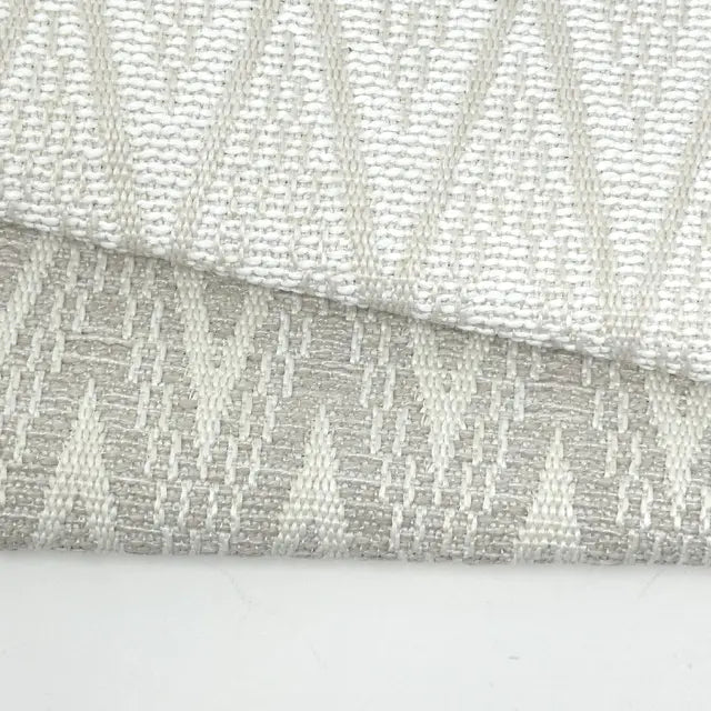 Textured Geometric Chevron Woven Blend Linen Fabric By The Yard, 57"Width, CL1140