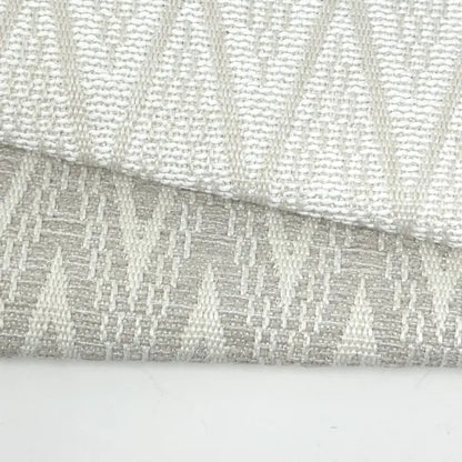 Textured Geometric Chevron Woven Blend Linen Fabric By The Yard, 57"Width, CL1140