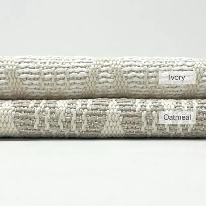 Textured Geometric Chevron Woven Blend Linen Fabric By The Yard, 57"Width, CL1140