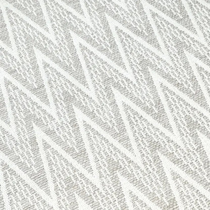 Textured Geometric Chevron Woven Blend Linen Fabric By The Yard, 57"Width, CL1140