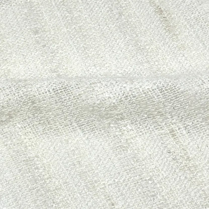 Striped Textured Embroidery Blend Linen Fabric by the Yard, 118"Width, CL1143