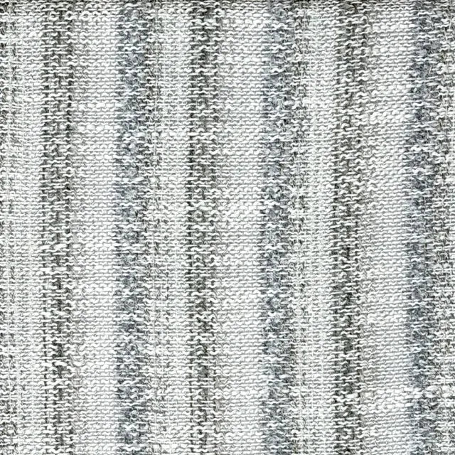 Striped Textured Embroidery Blend Linen Fabric by the Yard, 118"Width, CL1143