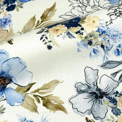 English Garden Floral Printed Blend Fabric by the Yard, 54"Width, CL1145
