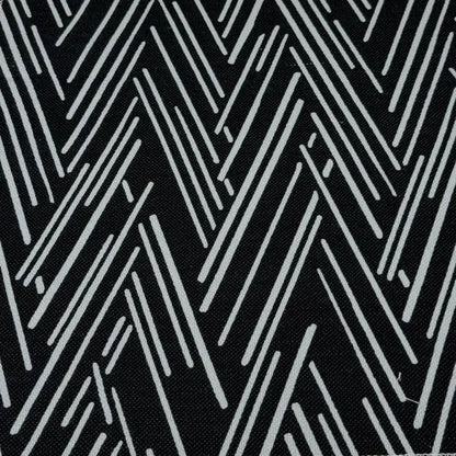 Modern Abstract Linear Chevron Linen Cotton Blend Fabric by the Yard, 54"Width, CL1146