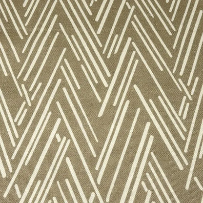 Modern Abstract Linear Chevron Linen Cotton Blend Fabric by the Yard, 54"Width, CL1146