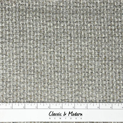 Luminous Metallic Basketweave Rustic Textured Linen Blend Fabric By The Yard, 54"Width, CL1147