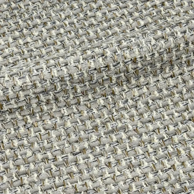 Luminous Metallic Basketweave Rustic Textured Linen Blend Fabric By The Yard, 54"Width, CL1147