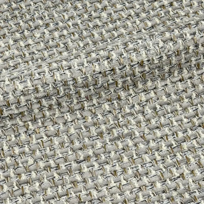 Luminous Metallic Basketweave Rustic Textured Linen Blend Fabric By The Yard, 54"Width, CL1147