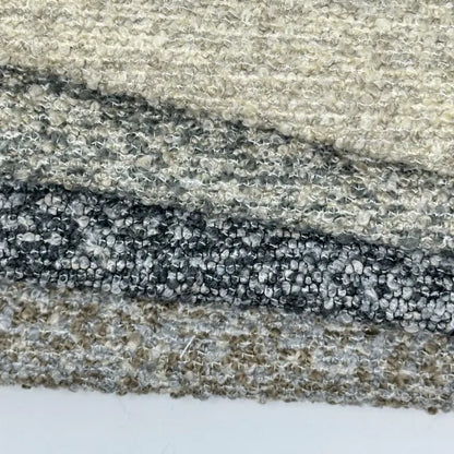 Luxe Textured Bouclé Tweed Fabric By The Yard, 55"Width, CL1149