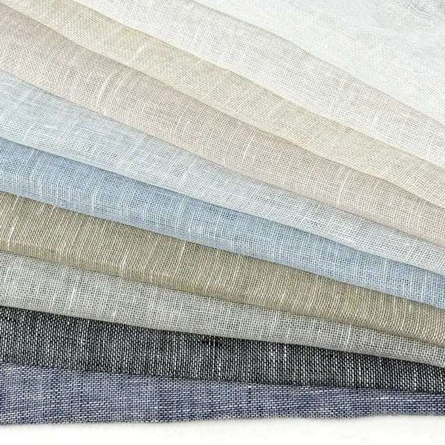 118" Wide Ultra-Lightweight 100% Linen Sheer Fabric By The Yard, 118"Width, CL1154