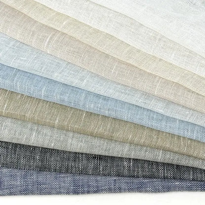 118" Wide Ultra-Lightweight 100% Linen Sheer Fabric By The Yard, 118"Width, CL1154