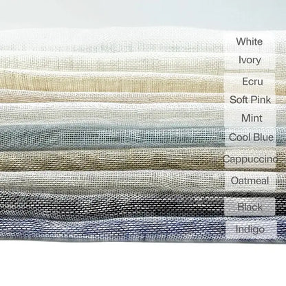 118" Wide Ultra-Lightweight 100% Linen Sheer Fabric By The Yard, 118"Width, CL1154