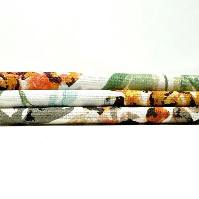 Tropical Pineapple Linen Fabric By The Yard, 54"Width, CL1158