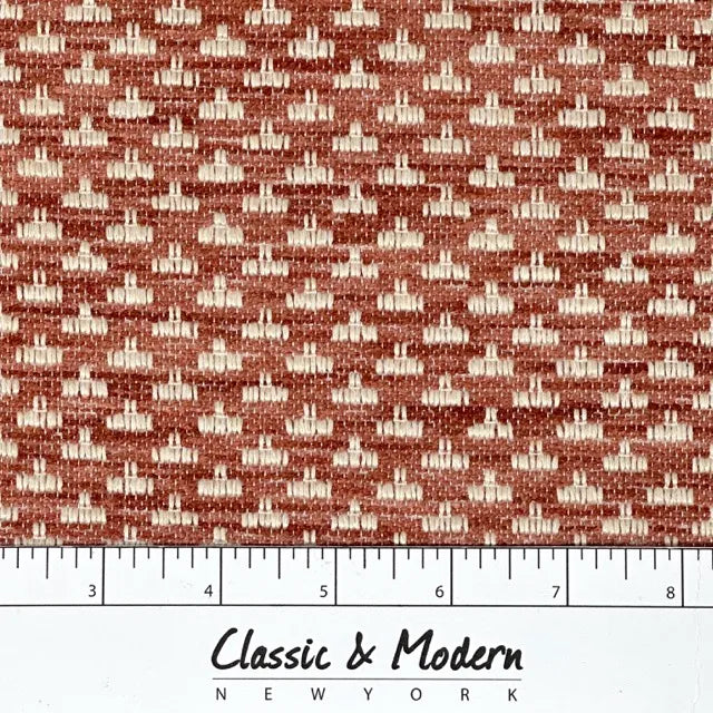 Textured Geometric Woven Upholstery Fabric By The Yard | 54"Width | CL1166