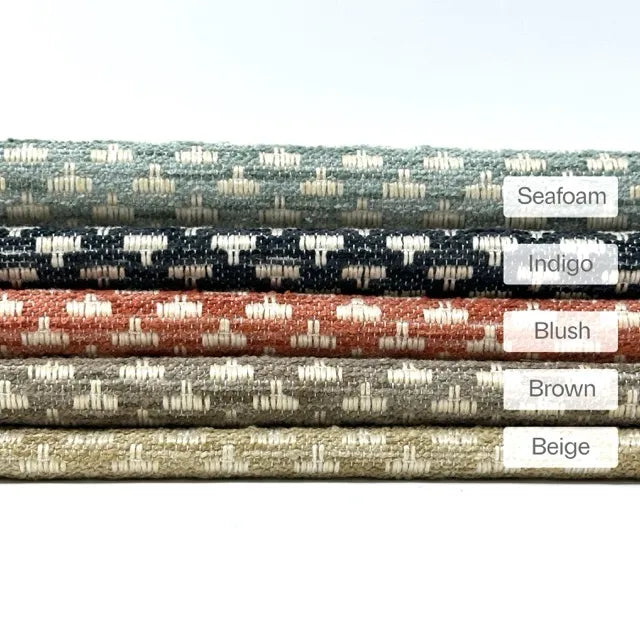 Textured Geometric Woven Upholstery Fabric By The Yard | 54"Width | CL1166