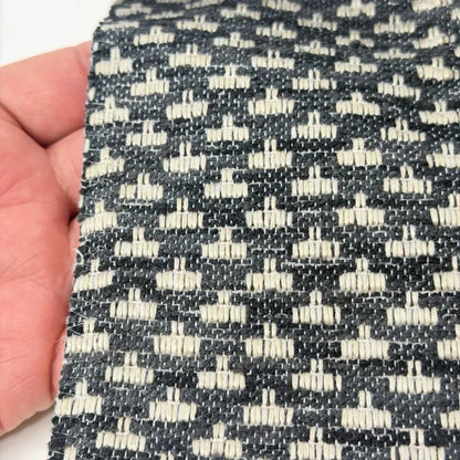 Textured Geometric Woven Upholstery Fabric By The Yard | 54"Width | CL1166