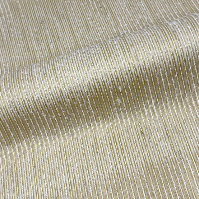 Rustic Striped Textured Semi-Sheer Fabric By The Yard, 118"Width, CL1169