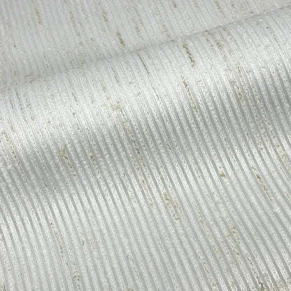 Rustic Striped Textured Semi-Sheer Fabric By The Yard, 118"Width, CL1169