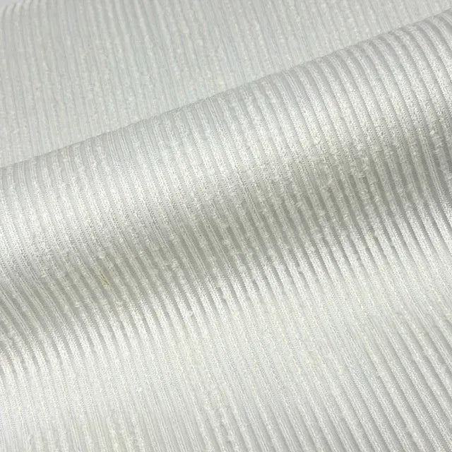 Rustic Striped Textured Semi-Sheer Fabric By The Yard, 118"Width, CL1169