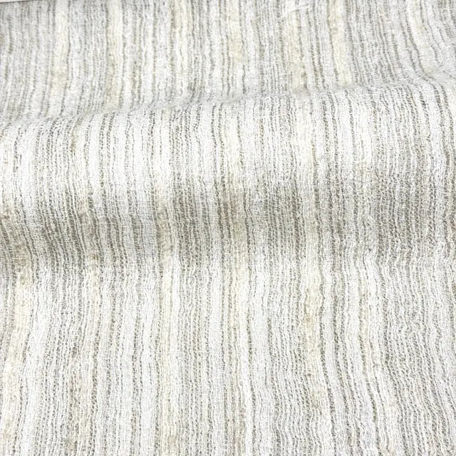 Rough Textured Sheer Blend Linen Fabric by the Yard, 110"Width, CL1170