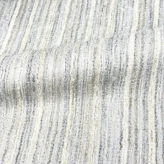 Rough Textured Sheer Blend Linen Fabric by the Yard, 110"Width, CL1170