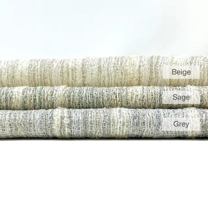 Rough Textured Sheer Blend Linen Fabric by the Yard, 110"Width, CL1170