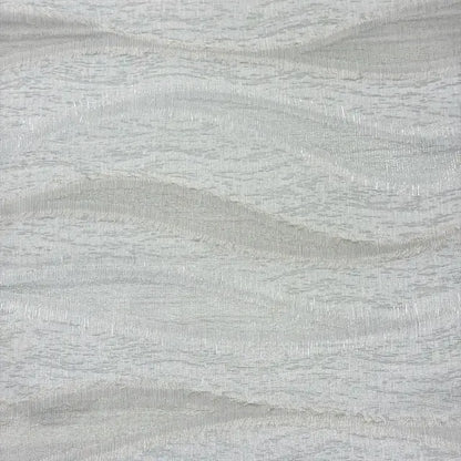 Tassel Waved Sheer Blend Linen Fabric by the Yard, 110"Width, CL1171