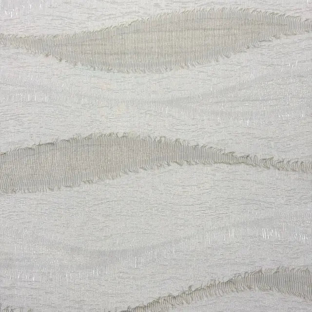 Tassel Waved Sheer Blend Linen Fabric by the Yard, 110"Width, CL1171