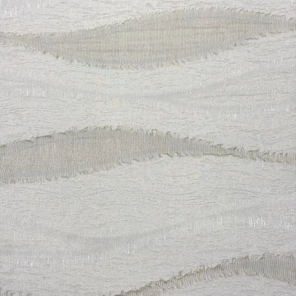 Tassel Waved Sheer Blend Linen Fabric by the Yard, 110"Width, CL1171