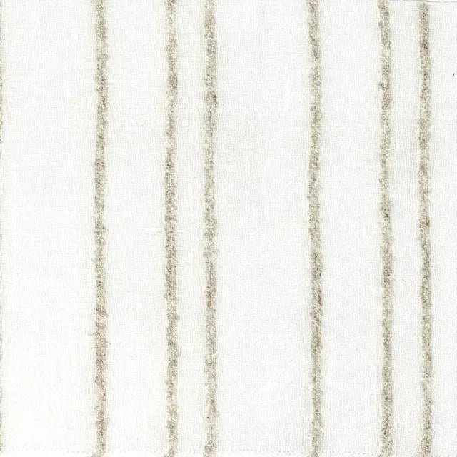 Ruffled Stripe Embroidery Blend Linen Fabric | 118"Width | CL1172
