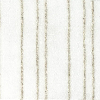 Ruffled Stripe Embroidery Blend Linen Fabric | 118"Width | CL1172
