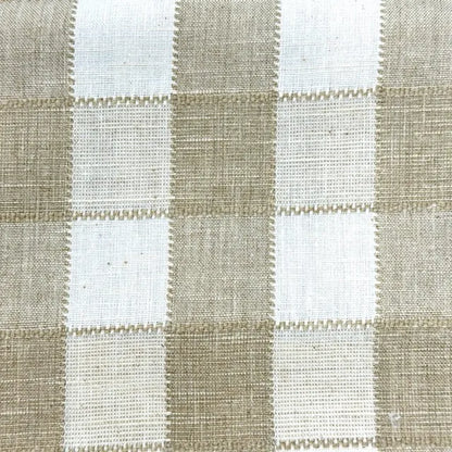 Rustic Farmhouse Woven Check Gingham Fabric By The Yard, 54"Width, CL1181