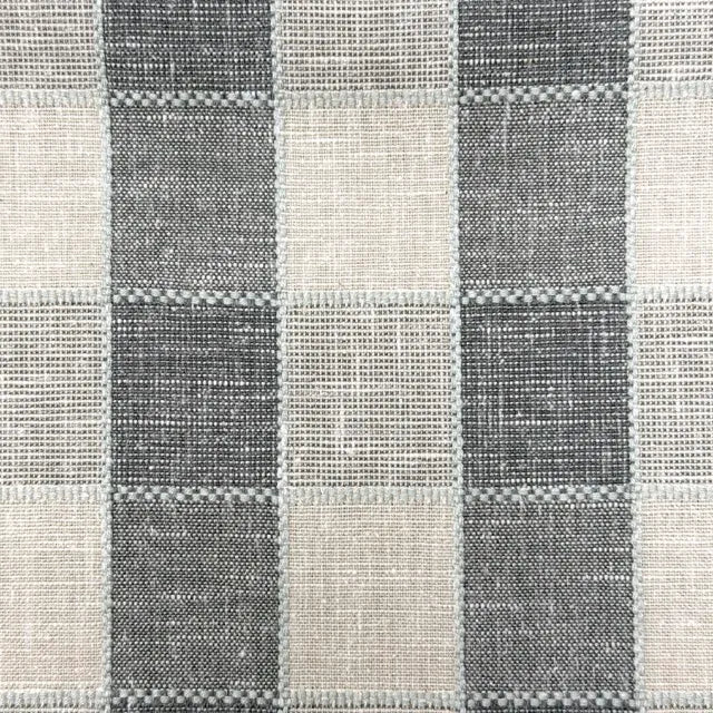 Rustic Farmhouse Woven Check Gingham Fabric By The Yard, 54"Width, CL1181