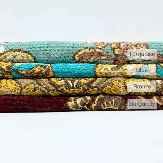 Damask Velvet Classic Relaxed Roman Shade, CL1195